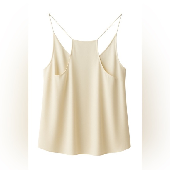 LOFT Ivory Size S Chiffon Spaghetti Strap Camisole – Size S - Picture 3 of 3